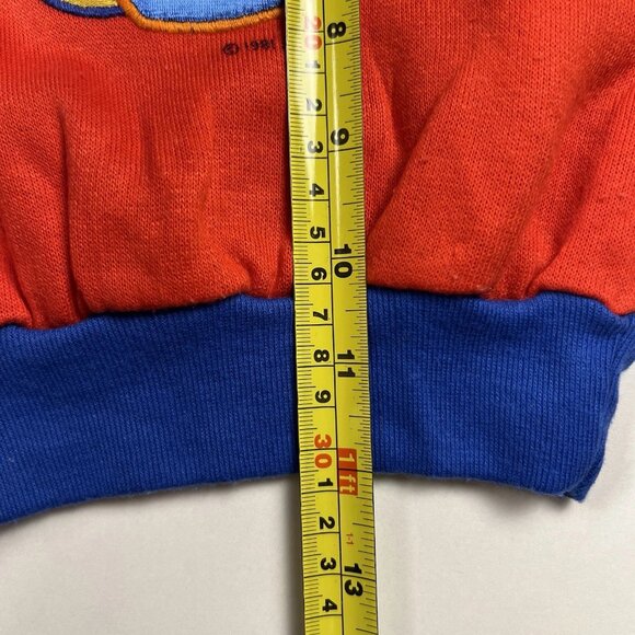 Vintage Krazy Kritters Baby Sweater Sweatshirt Red Snail Applique 24 Months - Picture 13 of 16